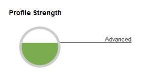 An example of LinkedIn gamification