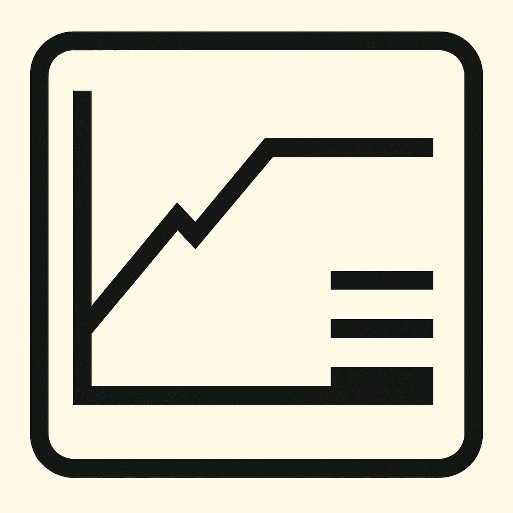 lineplateaus a line chart, where the line goes up in the beginning and then plateaus. This is to represent that users start strong but lose momentum